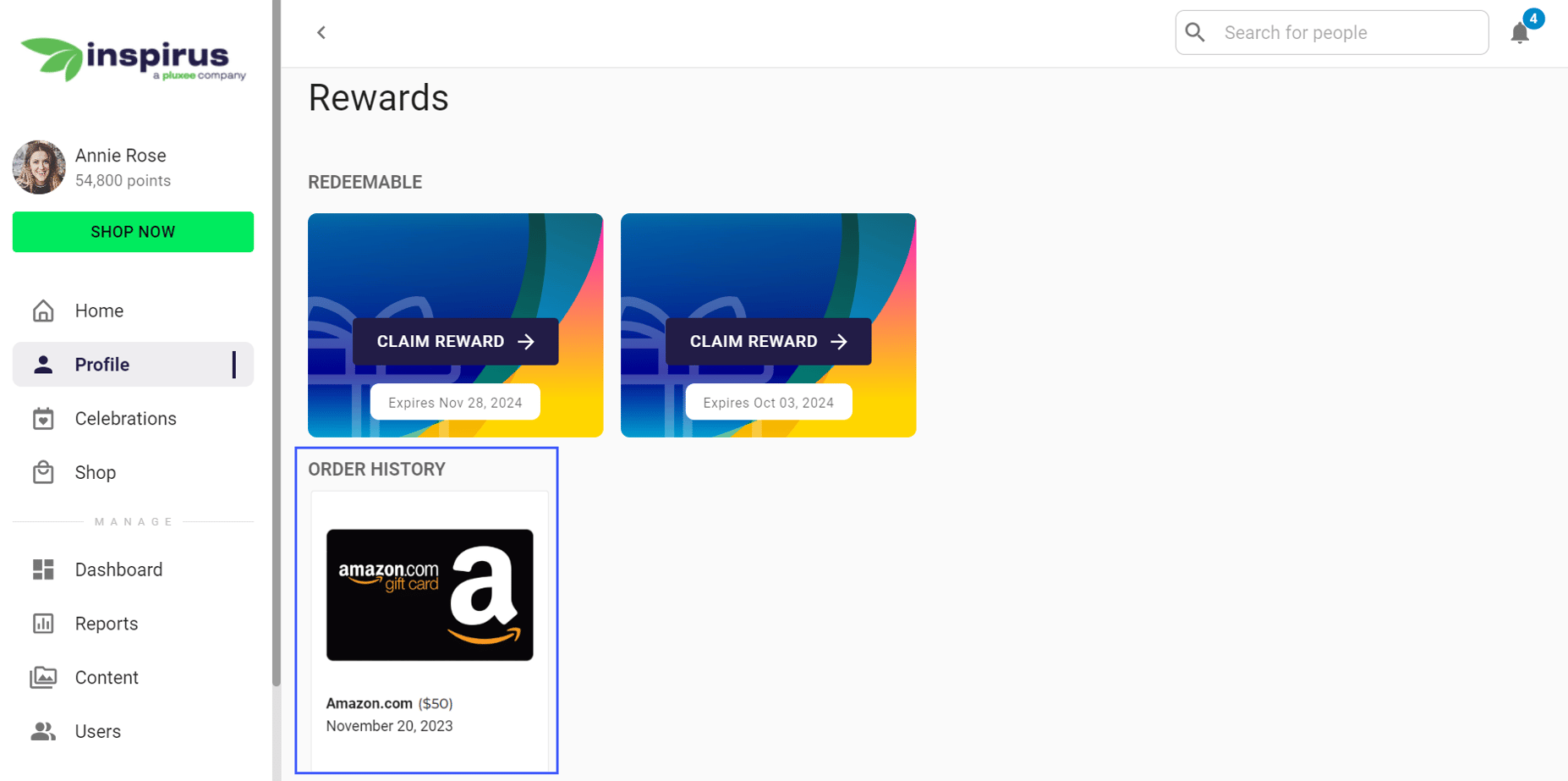 Order Status and Tracking